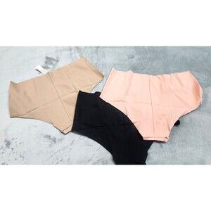 Victoria's Secret Large Muticolor 3 Pack NWT No-Show Cotton Cheeky Panties Logo